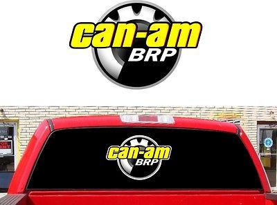 CAN AM WINDOW DECALS STICKERS LYNX BRP SKI DOO ATV SPYDER COMMANDER