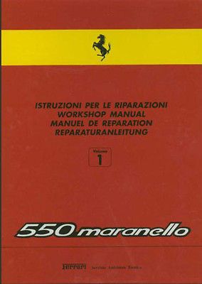 FERRARI 550 MARANELLO WORKSHOP SERVICE REPAIR MANUAL S