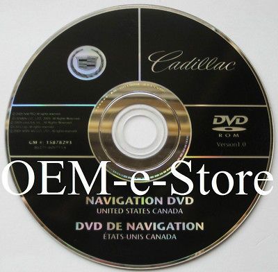 Genuine 2007 Cadillac Escalade Sport / ESV / EXT Navigation DVD Map U