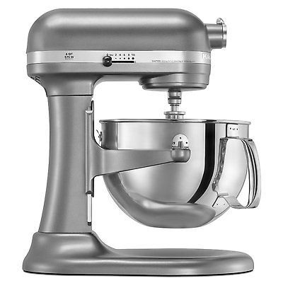 Professional Pro 600 Bowl Lift Stand Mixer Flour KP26M1PSL Silver