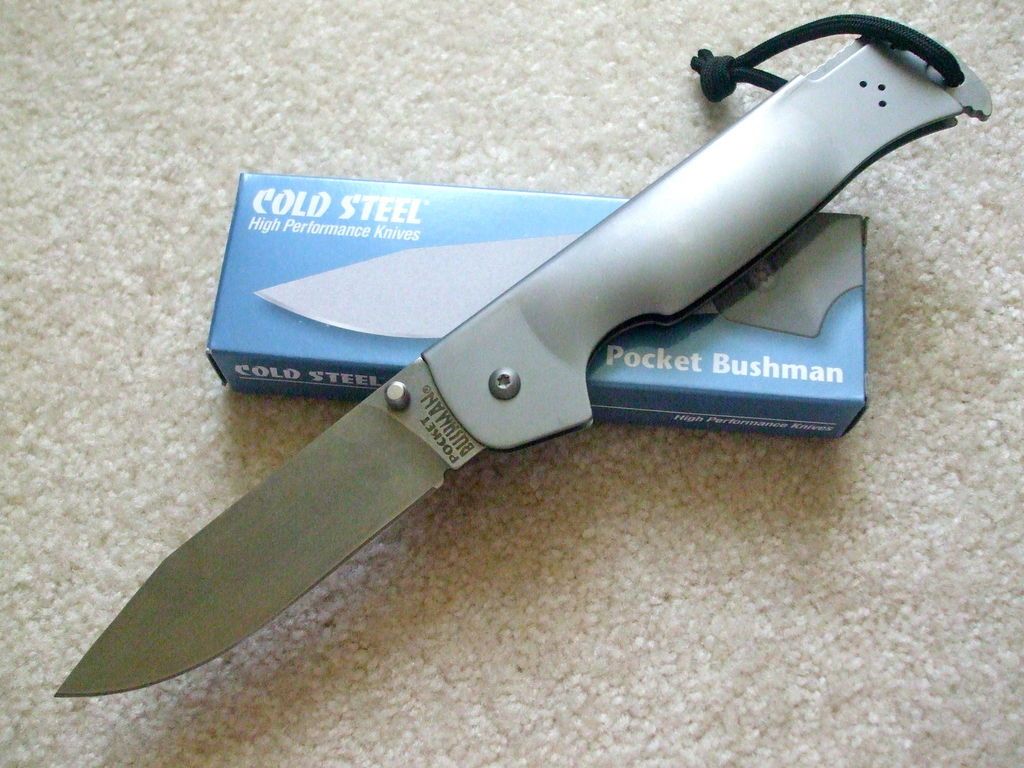 Cold Steel Pocket Bushman Knife 95FB New