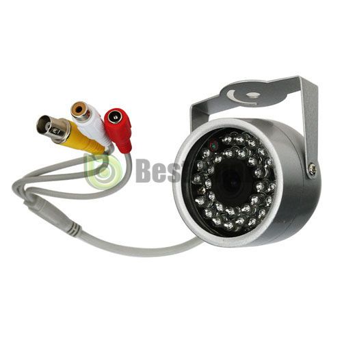 NEW 30 LED CCD CMOS CCTV Video Audio Security Camera NTSC