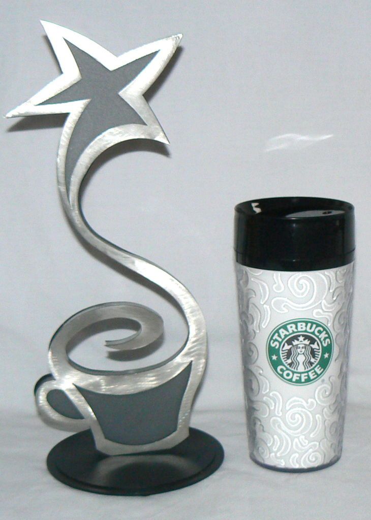 STARBUCKS COFFEE TEA HOT CHOCOLATE 16 THERMO SERVE TUMBLER RAISED