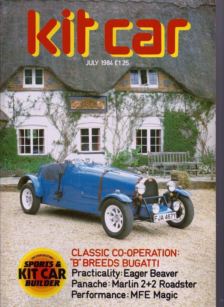 Replicars   1926 Bugatti Type 35   1960s Motor Car Kit   Mint Boxed