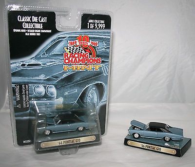 RC ERTL MINT # 230 66 1966 PONTIAC GTO Blue Black 1 Open 1 Closed