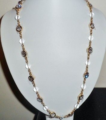 JACQUELINE KENNEDY CAMROSE & KROSS  CRYSTAL ORB 78CM NECKLACE