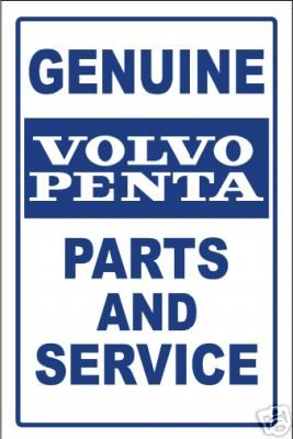 VOLVO PENTA  PARTS SIGN  aluminum, top quality