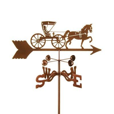 Antique Look   HORSE & BUGGY   DOCTOR Weathervane