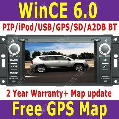 Stereo Radio PIP Car DVD Player GPS Navigation For Jeep Grand Cherokee