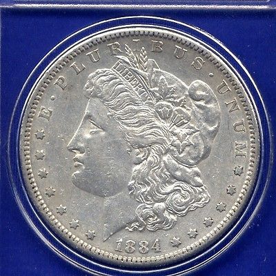 1884 S Morgan Silver Dollar Rare Key Date High Grade PQ Stunner US