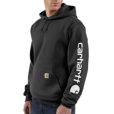 CARHARTT K288 MIDWEIGHT HOODED PULLOVER LOGO SWEATSHIRT VARIOUS COLORS