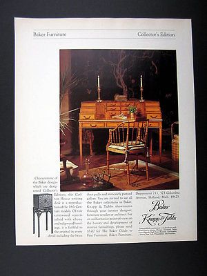 Furniture Collectors Edition Carlton House Desk 1979 Ad advertisement