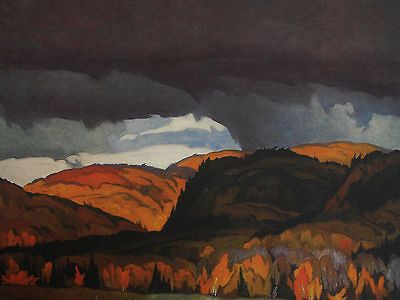 Seven  Rain Clouds   A.J. CASSON Full Signature Limited Edition Print