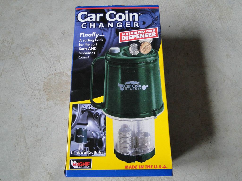 CAR COIN CHANGER Motorized Coin Dispenser NEW