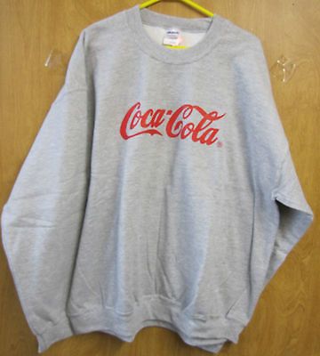 Coca Cola Gray Sweatshirt   Medium  NEW CC 2