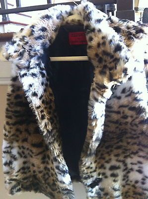 ANIMAL PRINT ~ CHEETAH ~ BEAUTIFUL & SOFT FAUX FUR VEST ~ by ILLUSION