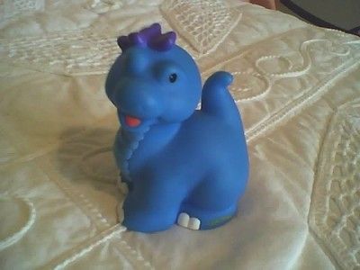 Fisher Price Little People Blue Dinosaur 2005