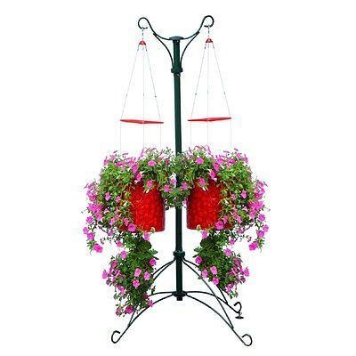 Topsy Turvy Patio Gro Pole Plant Holder Tree NEW