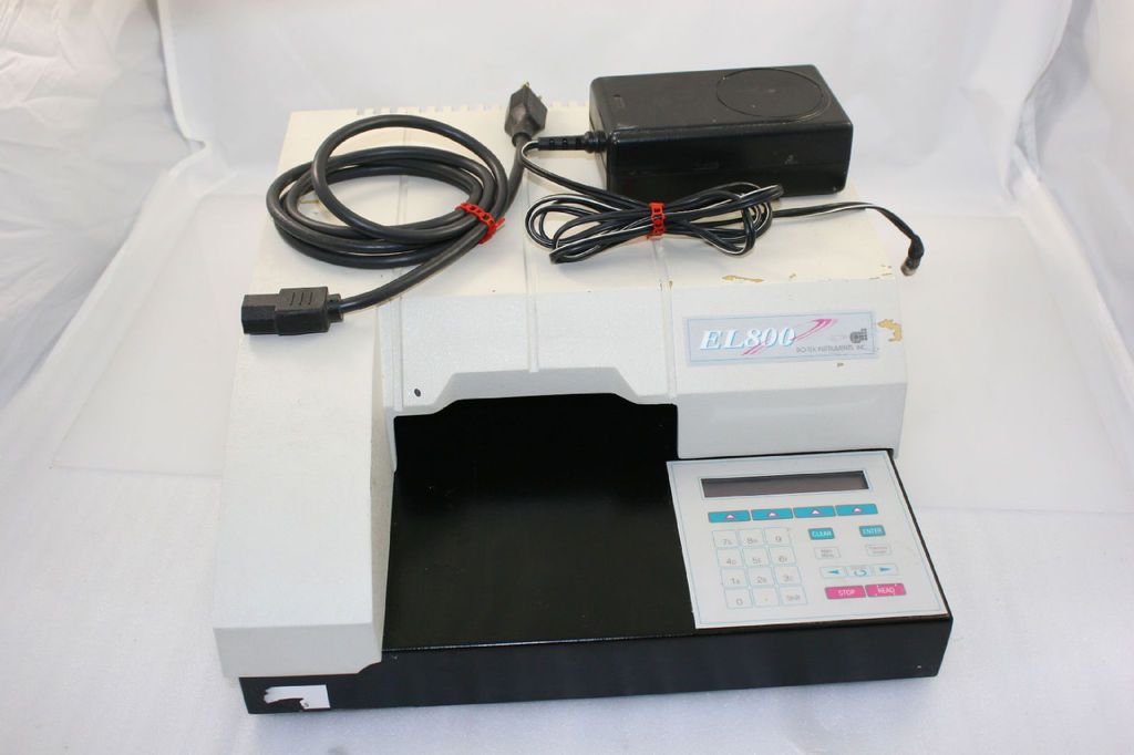 BIO TEK INSTRUMENTS EL 800/ EL800 AUTOMATED MICROPLATE READER 400 nm