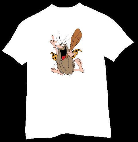 CAPTAIN CAVEMAN 80s RETRO CARTOON COOL FUNNY T SHIRT