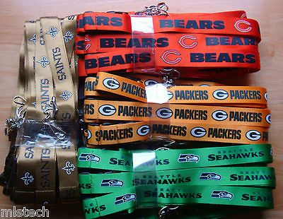 NFL Breakaway Lanyard Keychain ALTERNATE COLOR Official licensed