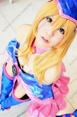 Yu Gi Oh Cosplay Dark Magician Girl Cosplay Wig Blonde Long Wavy