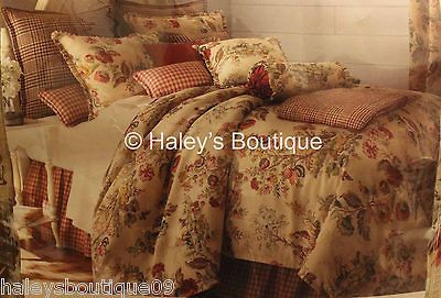 Noble Excellence Provence 4 Piece King Comforter Set Bedskirt King