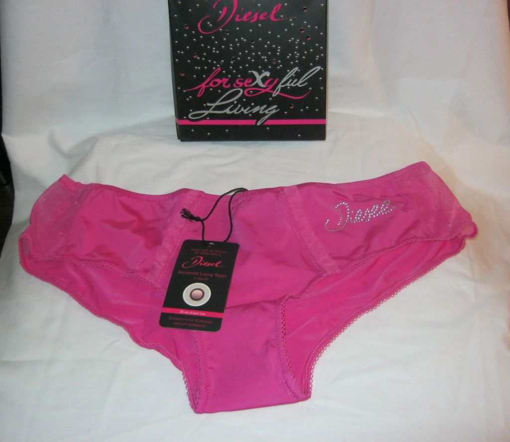 Diesel Pink Mesh Celebrity Briefs Size Large