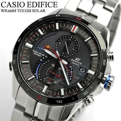 CASIO EDIFICE, CHRONO, SOLAR, RED BULL LIMITED EDITION, EQSA500RB EQS