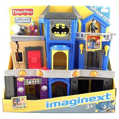 Fisher Price IMAGINEXT BATMAN GOTHAM CITY Playset w/Joker