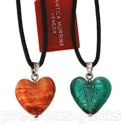 Murrina CUORE MATTO Heart Pendant AND Matching CATERINA Studs