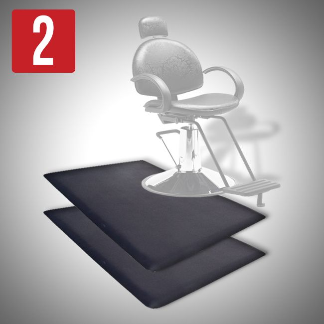 Thick Barber Hair Salon Anti Fatigue Floor Stepping Mat Rectangle