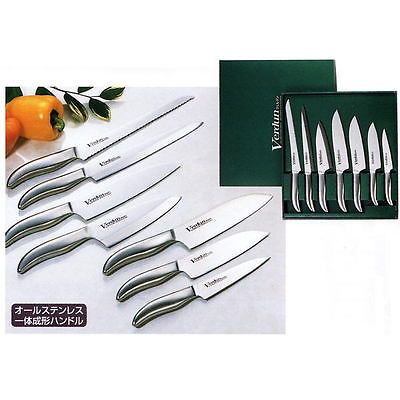 gift Japanese VERDUN chef kitchen knife 7pcs set global Stainless 200