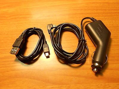 Car Vehicle Power Charger/Adapte r +USB PC Cord For Nextar GPS SNAP3