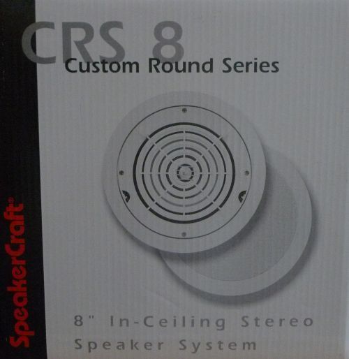 SPEAKERCRAFT CRS8 ONE HIGH END INWALL CEILING SPEAKER ASM86811 NEW