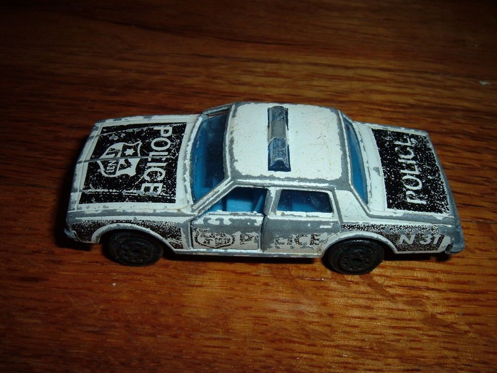 Vintage Majorette Chevrolet Impala ECM 1/69 No. 240 Police Car Cop