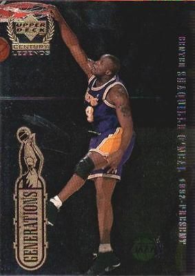 SHAQ / CHAMBERLAIN 98/99 UD LEGENDS GENERATIONS CF600