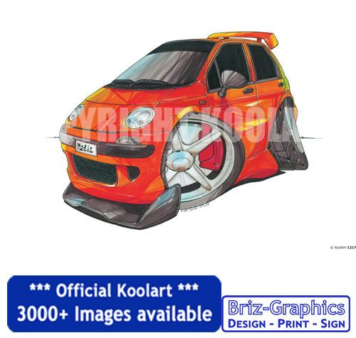 Koolart Daewoo Matiz Wooden Jigsaw gift present personalised 1217