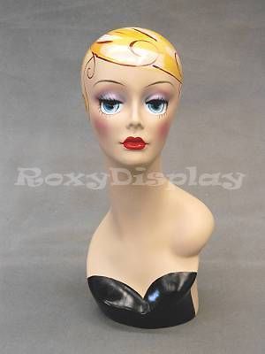 Mannequin Head Bust Wig Hat Jewelry Display #VF005