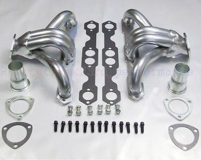 Block Chevy Hugger Headers Ceramic Coated 283 305 350 400 Heavy Duty