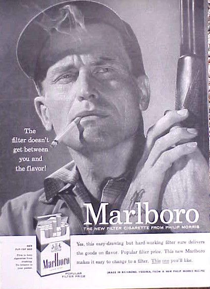 1955 Marlboro Cigarette Tabacco Original Vintage Ad CMY STORE 5+= FREE
