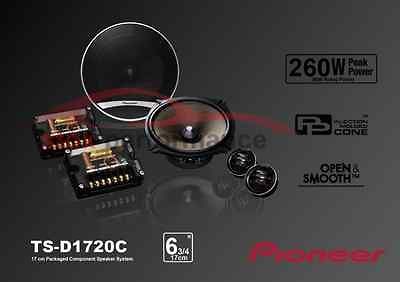 TS D1720C 6.5 2 Way Component Car Speakers 260W Stereo Split System
