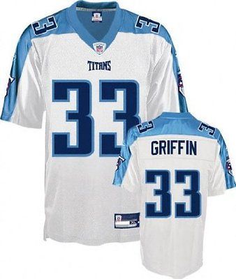 Reebok Tennessee Titans NFL Football Mens Michael Griffin # 33 Replica