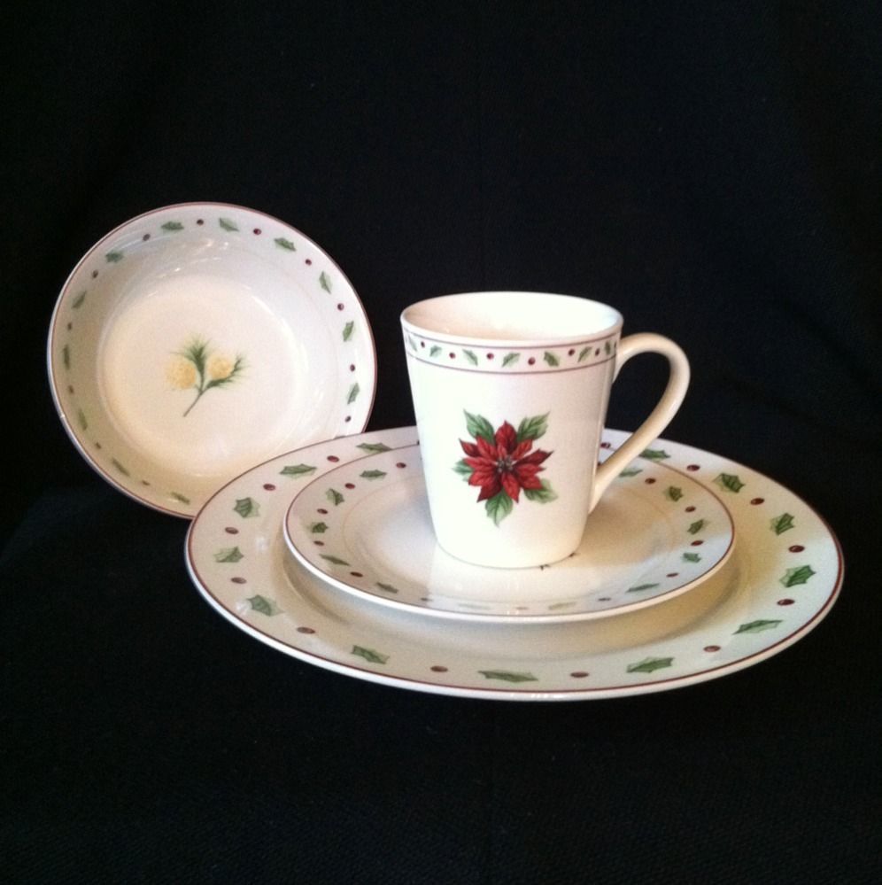 christmas dinnerware sets