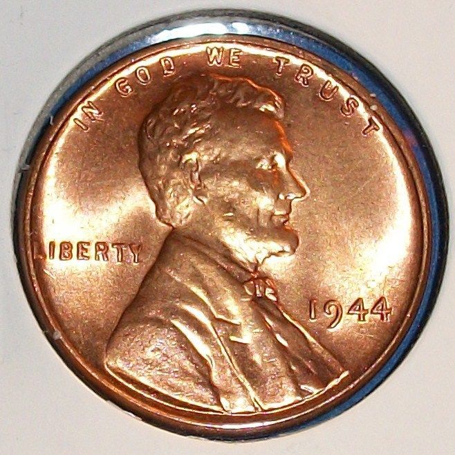 1944 P PREMIUM RED GEM BU LINCOLN WHEAT CENT UNCIRCULATED MS US COIN