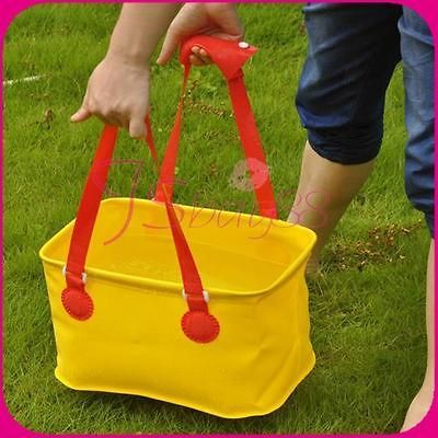 Portable Outdoor Camping Foldable Folding Storage Bag Wash Basin