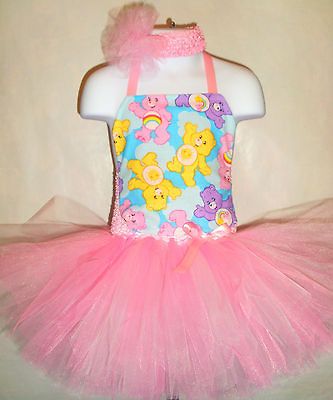 Care Bear Tutu Dress (Pageant, Birthday, Costume, Rainbow, Sunshine