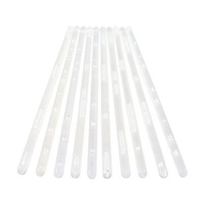 10 CLEAR 12 (305mm) PLASTIC DOWELS for wedding cake pillars