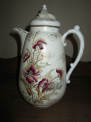 Royal Vitreous England English Porcelain Chocolate Coffee Pot