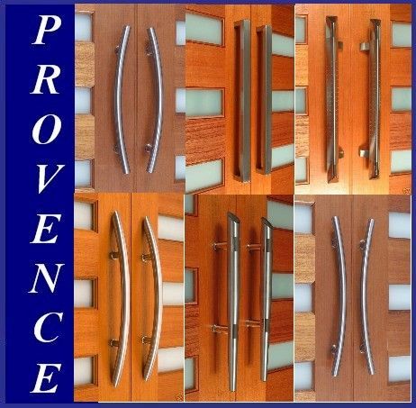 36 OR 24 Long Commercial Door Pull Square Handle Stainless Steel